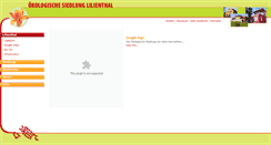 Desktop Screenshot of liliensiedlung.de