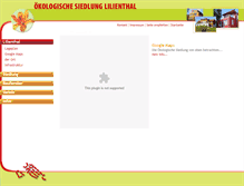 Tablet Screenshot of liliensiedlung.de